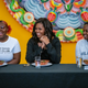 Former first lady Michelle Obama visits The Lower Eastside Girls Club to meet and greet the members and discuss her new book ‘Becoming’ on December 01, 2018 in New York City.